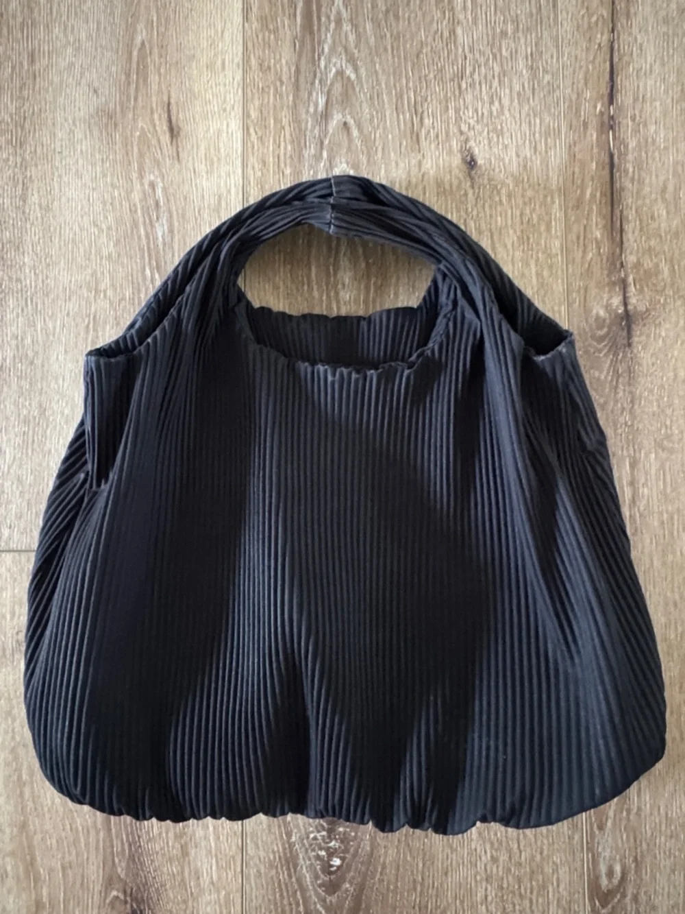 COS | Black Pleated Women's Tote Bag